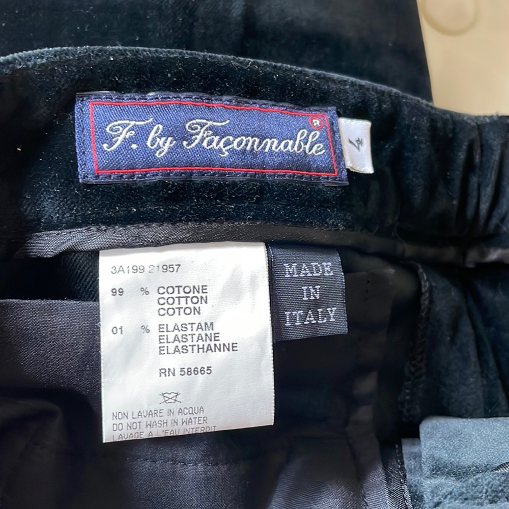 Faconnable velvet pants - Picture 5 of 6